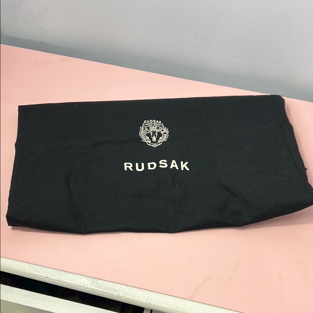 Rudsak Black Cream Dust Bag